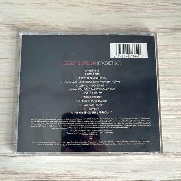 Jessica Simpson Irresistible Music CD - Picture 3 of 4